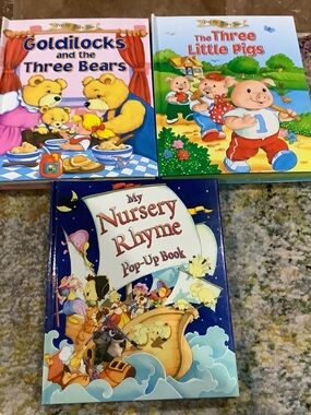 🧒 Set of 3 PopUp Fairy Tale Books🐻